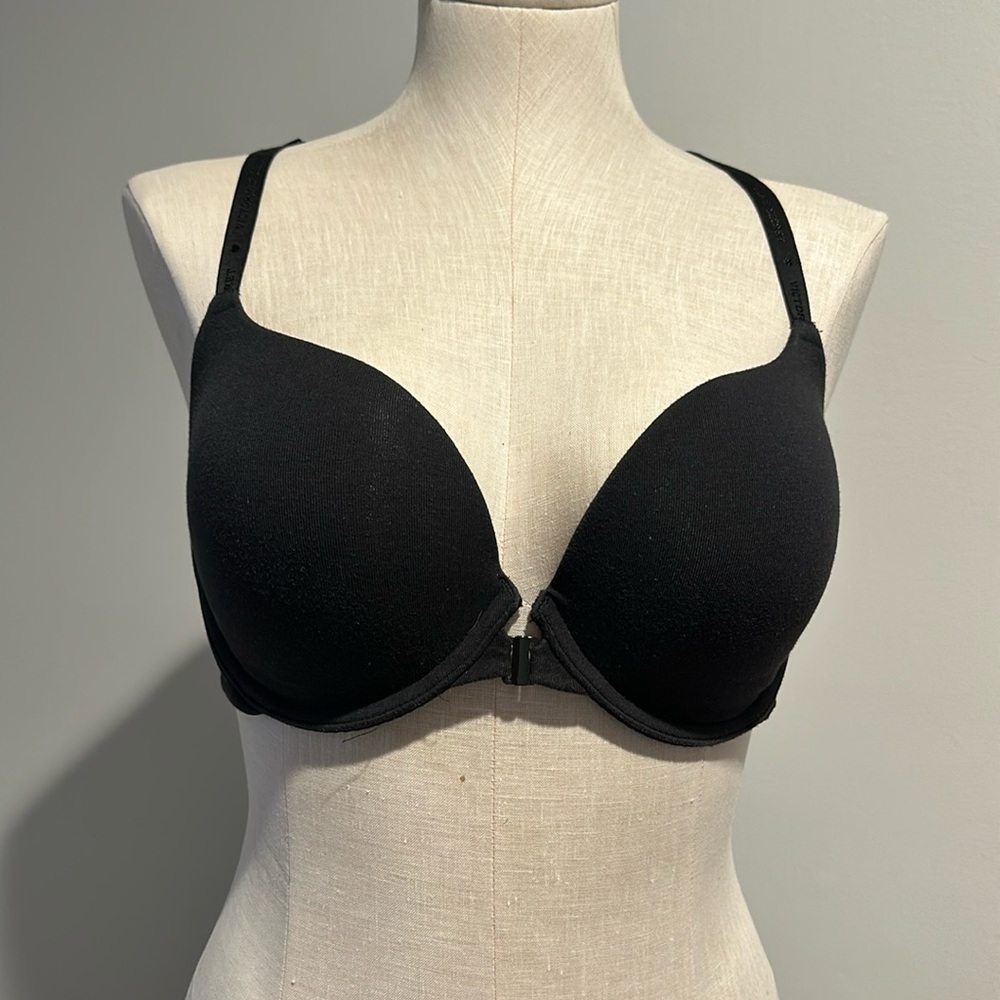 Victoria’s Secret black racer back push up bra